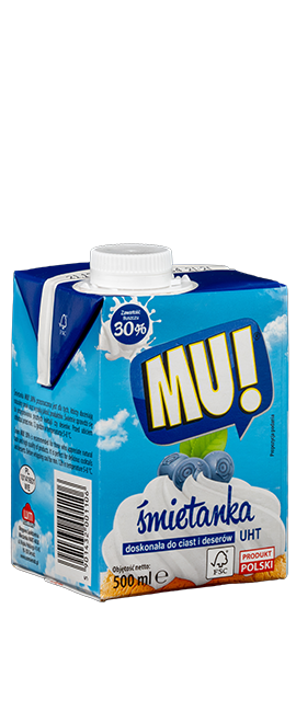 MU! UHT Cream 30% of fat